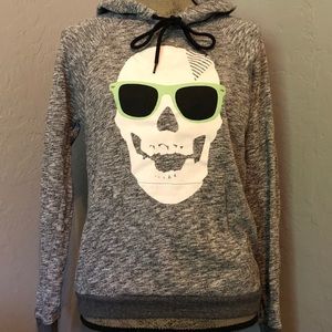 Volcom Grey Skeleton Hoodie